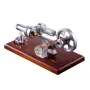 STARPOWER QX-FD-03 Stirling Engine Generator Model Wooden Base Physics Experiment Science Discovery Production Invention Gift Collection Toys
