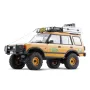 FMS FCX10 1/10 2.4G 4WD RC Car for Land Rover Camel Trophy Edition RS Officially Authorized Rock Crawler Off-Road Climbing Truck Two Speed LED Lights Straight Axle Metal Gears Drive Shaft Oil Filled Shocks Vehicles Models Toys