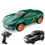 JJRC Q197 RTR 1/64 2.4G 4WD Drift RC Car Mini Race LED Light Radio Control High-Speed Motor Full Proportional On-Road Racing Vehicle Model Boys Gifts Desktop Micro Toys
