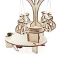 Wooden Rotating Flying Chair Model Assembly Kit DIY Children's Science Experiment Education Toy Student Technology Small Production