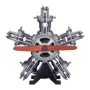 TECHING DM116 1/6 Metal Five-Cylinder Radial Engine DIY Assembly Kit Excellent STEAM Science Education Discovery Toys Children Gifts