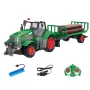 Landi QH205 1/24 27MHZ 4CH RC Auto Farmer Series Hout Gesimuleerd Transport Model Licht Geluid Afstandsbediening Speelgoed Jongens Kiepwagen Techniek Voertuigset Kinderen Cadeaus