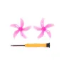 RCSTQ Lightweight Colorful 5-Blade Propeller Props Accessories for DJI NEO RC Drone Quadcopter