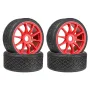 4PCS Racing Road Tire Spare Parts for ARRMA 1/7 Firebird FELONY Mustang GT Flat Race RC Car Vehicle Models Accessories Parts