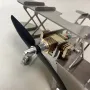 NikolaToy Mini Stirling Engine Upgraded Model Aircraft DIY Assembly Kit Creative Desktop Ornaments Decoration Science Discovery Toys