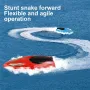 JJRC S8 RTR 2.4G RC Boat Stunt Mini Speedboat LED Light 360° Rotation Remote Control Racing Ship Waterproof Kids Children Toys Vehicle Models