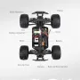 Volantexrc EXHOBBY 785-5 RTR 1/16 2.4G 4WD RC Car LED Light Off-Road Climbing Monster Truck Vehicles Models Toys