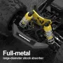 [EU/US Direct]JIUSI PT14R RTR 1/14 2.4G 4WD 80km/h Brushless RC Car 3S High Speed Off-road Truck Remote Control Racing Car Vehicles Models Metal Chassis Differential CVD Drive Shaft Rocket Motor Oil Filled Shocks Toys