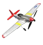 Eachine Mini Mustang P-51D V2 EPP 400mm Wingspan 2.4G 6-Axis Gyro RC Airplane Trainer Fixed Wing BNF/RTF One Key Return Compatible DSM S-BUS Protocol for Beginner