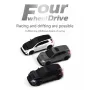 Diatone SNT MIX GO CA51 1/43 2.4G AWD FPV/RTR Micro Drift RC Car Competition LED Lights Optional Goggles Racing Mini Vehicles Models On-Road Toys