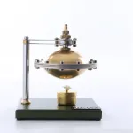 Assembly UFO Spin Suspension Steam Stirling Engine With Copper Boiler Educational Toys