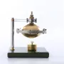 Assembly UFO Spin Suspension Steam Stirling Engine With Copper Boiler Educational Toys