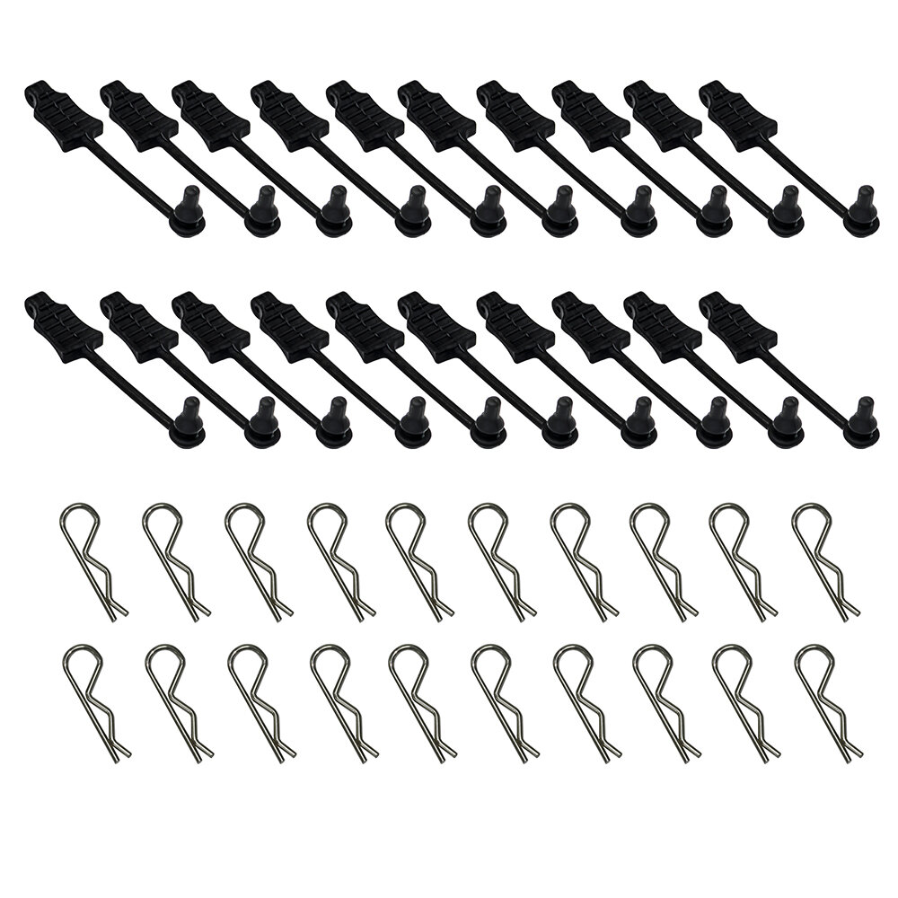 Silver Clips Rubber Retainer