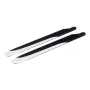 1pair PUDU 230mm Carbon Fiber Main Rotor Blade Propeller For RC Helicopter