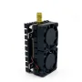 High Power 200mw 500mw 1W 5.5W Adjustable VTX 5.8G 48CH Dual Cooling Fans 7-36V FPV Transmitter Long Distance Wireless Image Transmission SmartAudio Support for FPV Racing Drone RC Airplane Fixed Wings