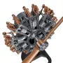 NIKOLATOY 9-Cylinder Radial Engine Model Ornaments Decorations Collection Science Discovery Toys