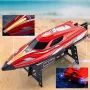 HJ823 2.4G RC Boat High Speed 25KM/h Speedboat Waterproof RTR Vehicle Models for Children Toys
