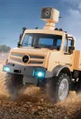 CX Toys CX002/CX002-C RTR 1/16 2.4G RWD FPV WIFI RC Car Unimog Off-Road Climbing Truck 720P Camera LED Light Full Scale Support App Control Army Pickup High Speed Vehicles Models