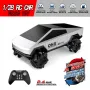HB Toys TS28 RTR 1/28 2.4G 4WD Stunt Tesla RC Car Watch Gesture 360° Rotation Drift Full Function LED Lights Remote Control Vehicles Models Toys