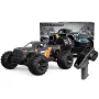 UDIRC 1610S 1/16 2.4G 4WD 80km/h Brushless RC Car LED Light Full Proportional Off-Road Climbing Truck High Speed Large Foot Remote Control Vehicles Models Oil Filled Shocks Metal Dogbone Toys