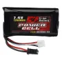 HS 7.4V 1200mAh 25C 2S Li-ion Battery for 18301 18302 18311 18312 18322 RC Car