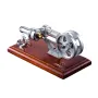 STARPOWER QX-SL-01/QX-SL-01-M Wooden Base/Metal Base Stirling Engine Model Physics Experiment Science Discovery Production Invention Gift Collection Toys