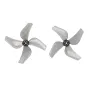 4 Pairs GEMFAN 1211 31mm 1.2 Inch 4 Blade PC Propeller 0.8mm / 1mm for FPV Racing Drones Compatible with 0702 29000kV Motor
