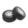 4PCS D232 Upgraded Off-Road Tires Wheels for 1/8 1/10 Short Course Truck RC Cars Vehicles Models Parts Accessories