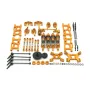 Metal Upgrade Parts WLtoys 144001 144010 124017 124019 Rlaarlo 1/14 1/12 AM X12 RC Car Shock Tower Arm Rod Kits