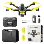 XKJ K15 MAX WiFi FPV with LCD Screen Controller HD Dual Camera Servo Gimbal 360° Obstacle Avoidance Brushless RC Drone Quadcopter RTF