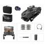 YCRC A16 PRO MAX GPS 5G WiFi FPV with HD Dual Camera Servo Gimbal 360° Intelligent Obstacle Avoidance Optical Flow Hover Brushless Foldable RC Drone Quadcopter RTF