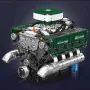 Mould King 10182 V8 Tank Engine Model Brick Assembly Kit 2250PCS Excellent STEAM Science Education Discovery Toys Children Gifts