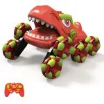 JJRC Q198 2.4G 11CH Dinosaur Spray Stunt RC Car Simulation Sound RTR Vehicle Models Toys for Chidren Gift