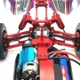 Upgraded Metal Parts Front Rear Suspension Arms Steering Cups C Hubs Rear Wheel Seats Set for Wltoys 124008 124010 1/12 RC Cars Vehicles Models Spare Accessories