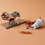 LL-015 γ-Type Mirror-Reflective Thermal Hot Air Stirling Engine Generator Model with LED Bulb Science Discovery Education STEM Toy