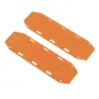 2PCS Upgraded Escape Board Anti-Skid Plate Decoration Simulaton RC Car Parts for 1/10 SCX10 TRX4 TRX6 Rock Crawler Off-Road Climbing Truck Vehicles Models Accessories
