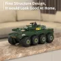 HW Y1802 RTR 1/32 2.4G 8WD RC Car Tank Amphibious Waterproof 360° Rotation LED Light Radio Control Armored Vehicles Models Boys Gifts Toys