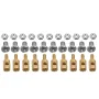50Pcs 3.1mm Adjustable Pushrod Connectors Linkage Stoppers For RC Airplane