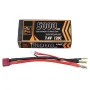 ZOP Power 7.4V 5000mAh 120C 2S Lipo Battery T Deans Plug Hard Case for RC Car