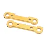 2PCS Wltoys 124017 124019 1/12 RC Car Spare Metal Front/Rear Swing Arm Reinforce Plate 1834 1835 Vehicles Model Parts