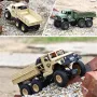 JJRC Q68 Q69 1/18 2.4G 4WD RC Kendaraan Off-Road Truk Militer Mobil RTR Model