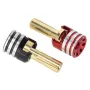 4PCS Hard Case Battery Cooler Bullet Plug Banana Head for 1/10 RC Off-Road Monster Truck RC Modified Car