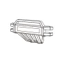 MJX 1/10 10208 RC Car Spare Parts Front/Rear Anti-Collision Components 10100B/10110B