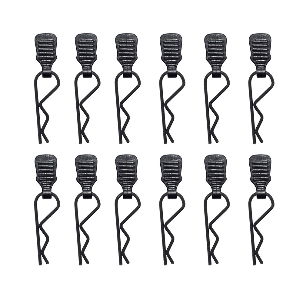 12pcs Black 0.7*17mm