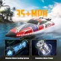 Volantexrc 797-6 SR40 2.4G 35mph RTR Brushless RC Boat Waterproof Auto Self Righting Reverse LED Light Water Cooling System Full Proportional High Speed Remote Control Ship Vehicles Models Toys