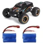 HBX 16889 Two Battery 1/16 2.4G 4WD 45km/h Brushless RC Car LED Light Full Proportional Off-Road Truck RTR Model