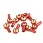 10PCS M2 Ball Joint Metal Universal Joint Ball Head Buckle Steering Pushrod Tie Rod End Mini Connecting Rods for RC Boats