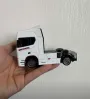 WENNANFENG BRRRRT S917 RTR 1/43 2.4G 4WD Mini RC Car Tractor Semi Truck Built-In Gyro Full Proportional Drift Dual Speed LED Lights Racing Vehicles Models Engineering Remote Control Toys