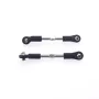 2PCS ZD Racing 8124 Metal 75-85mm Steering Rod for 9116 08427 1/8 Rc Car Model Parts