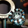 1:1 Aluminum Alloy Arc Reactor DIY Model MK2 Led Light Mark Chest Tony Heart Lamp Light DIY Model Science Toy